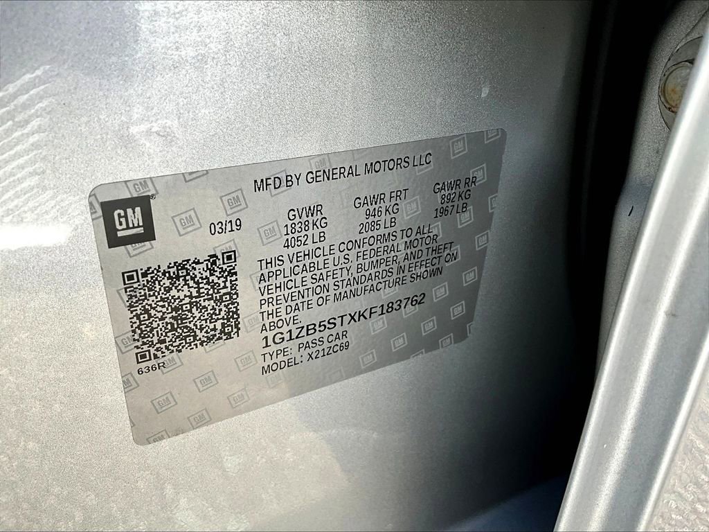 Certified 2019 Chevrolet Malibu LS image 18