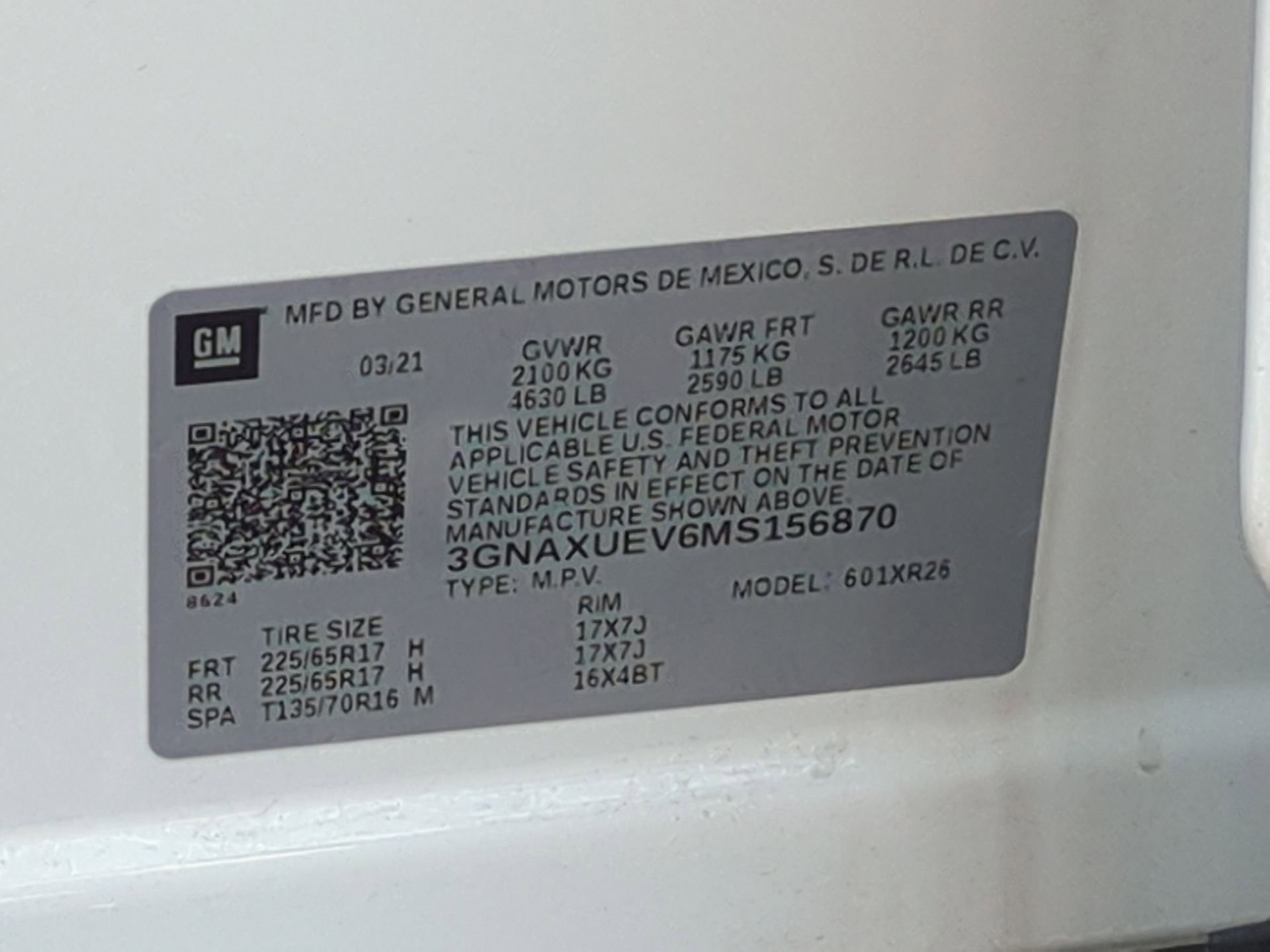 Certified 2021 Chevrolet Equinox LT AWD/4WD image 34