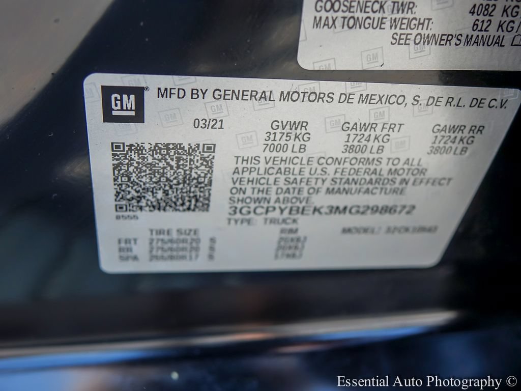 Used 2021 Chevrolet Silverado 1500 Custom AWD/4WD image 25