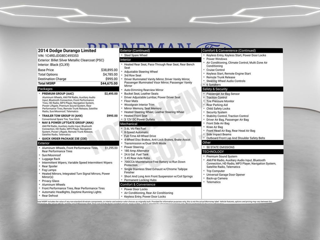 Used 2014 Dodge Durango Limited w/ Premium Group image 2