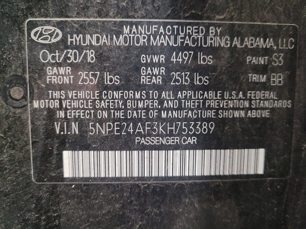 Used 2019 Hyundai Sonata SE image 33