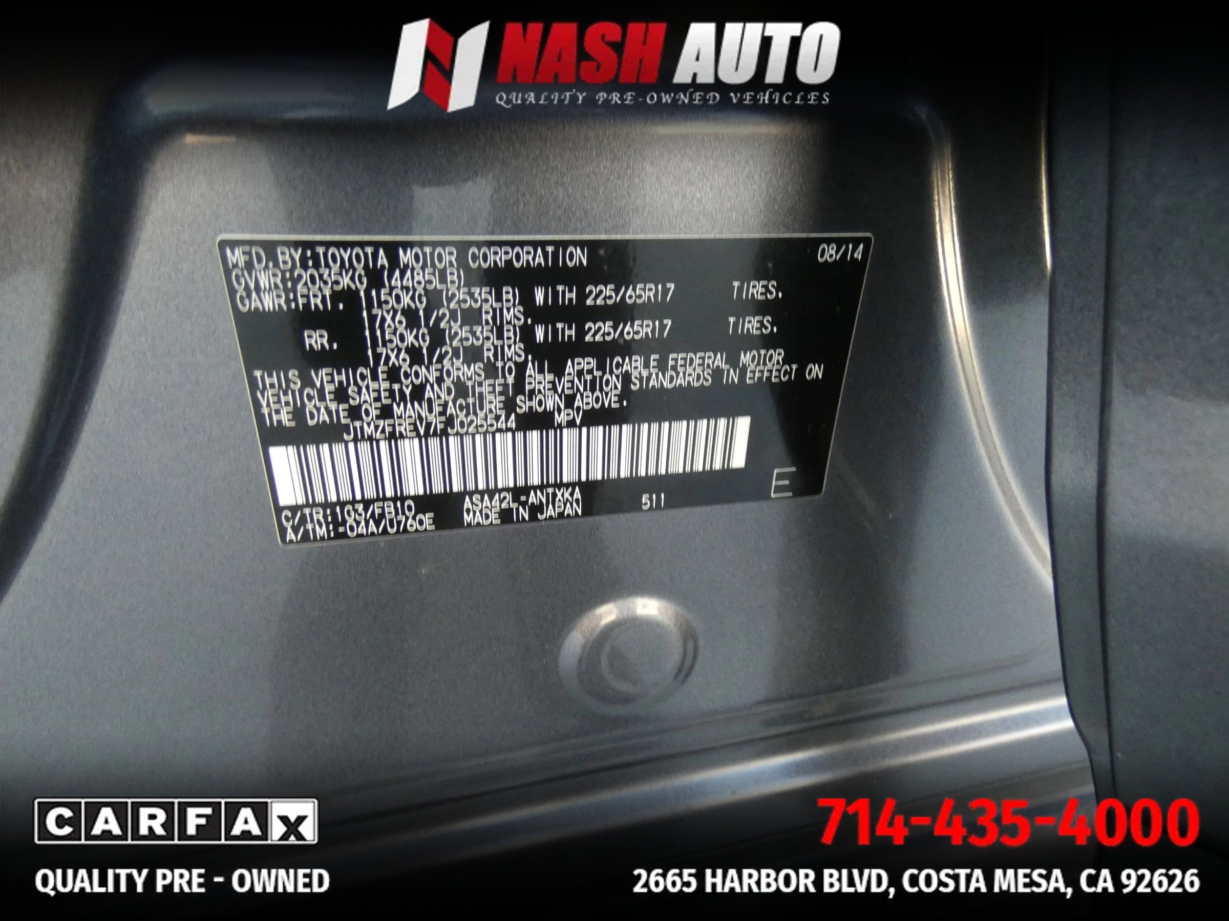 Used 2015 Toyota RAV4 LE image 74