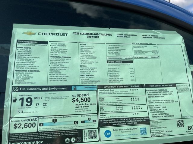 New 2026 Chevrolet Colorado Trail Boss image 33