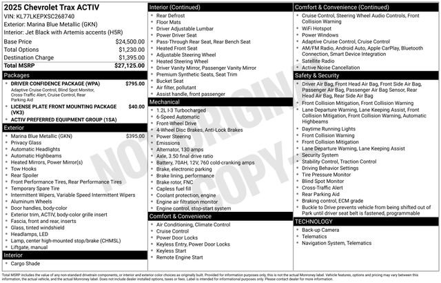 Used 2025 Chevrolet Trax ACTIV w/ Driver Confidence Package image 34