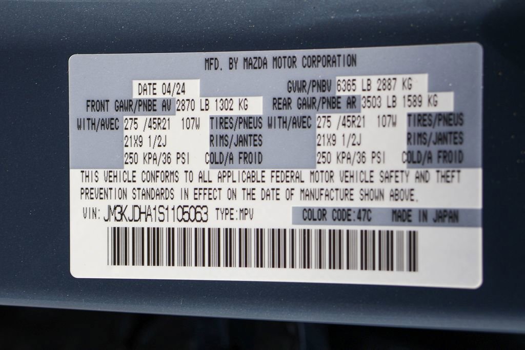 New 2025 MAZDA CX-70 Plug-In Hybrid w/ Premium Pkg image 52