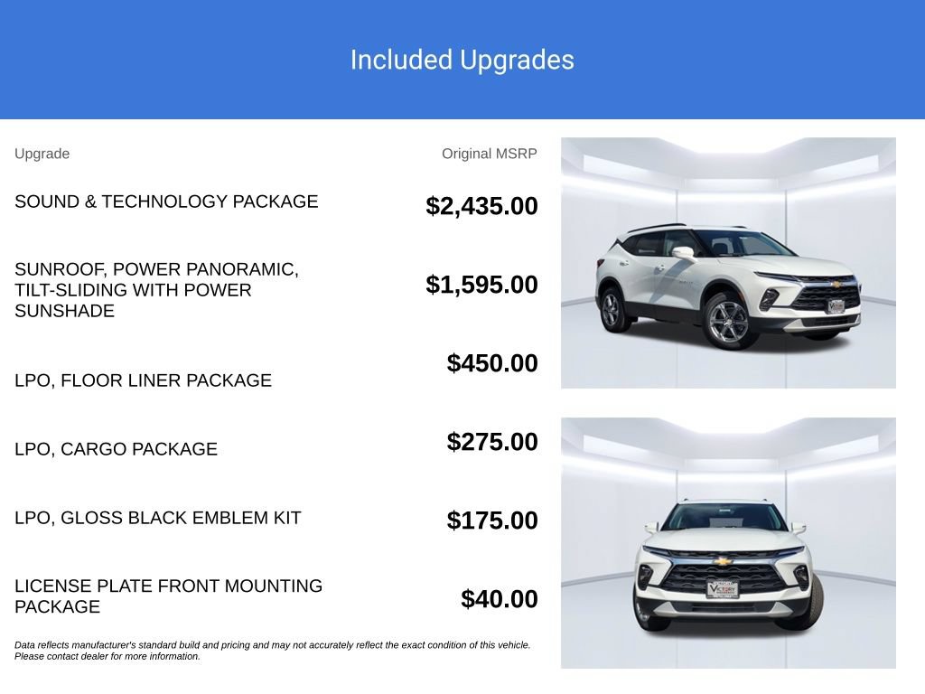 New 2026 Chevrolet Blazer LT w/ Sound & Technology Package AWD/4WD image 3