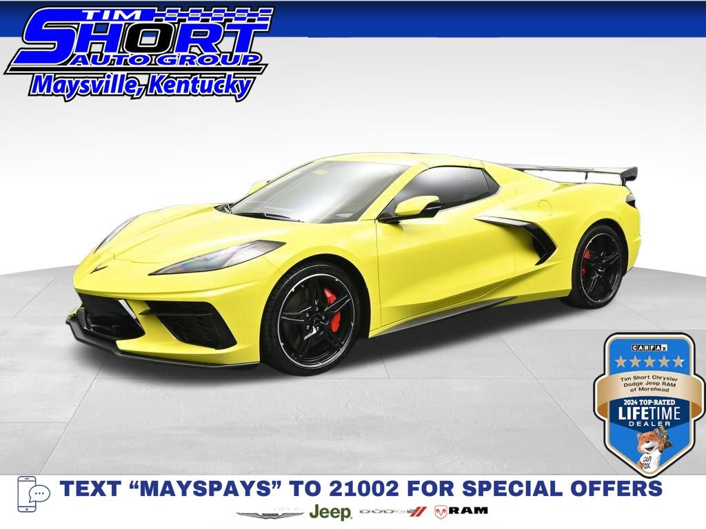 Used 2021 Chevrolet Corvette Stingray Premium Conv w/ Z51 Performance Package RWD image 1