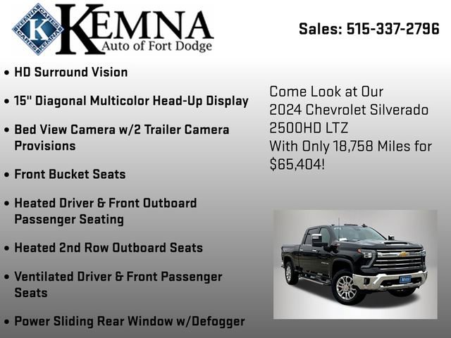 Used 2024 Chevrolet Silverado 2500 LTZ w/ LTZ Premium Package AWD/4WD image 37