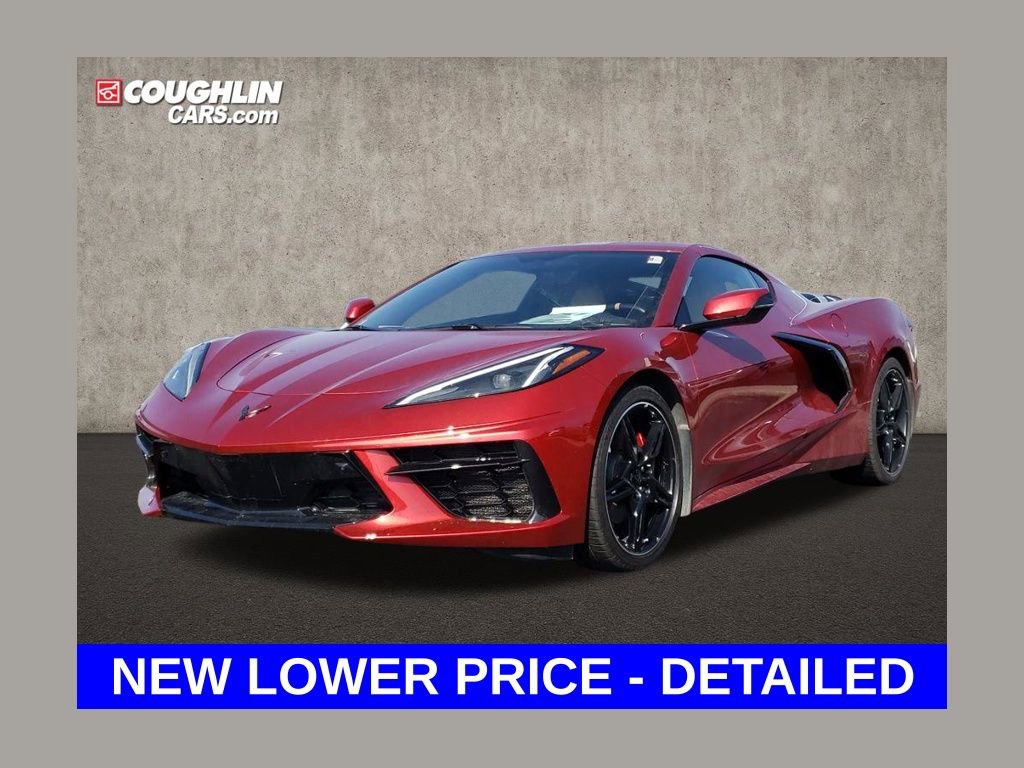 Used 2021 Chevrolet Corvette Stingray Preferred Cpe w/ Body-Color Dual Roof Package 360° Tour