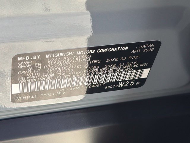 New 2026 Mitsubishi Outlander SE FWD image 24