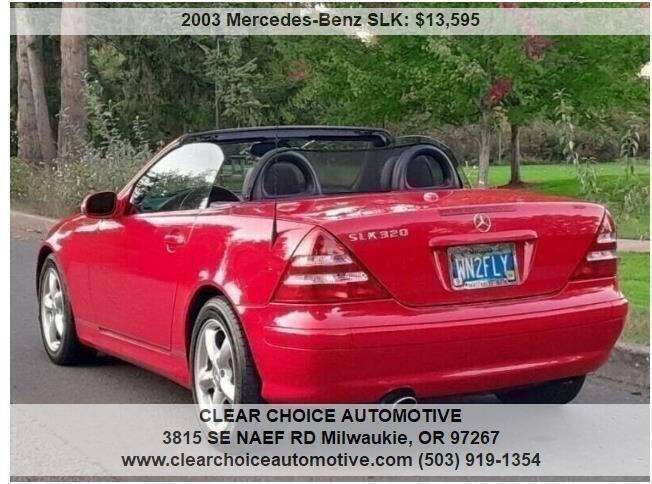Used 2003 Mercedes-Benz SLK 320 image 6