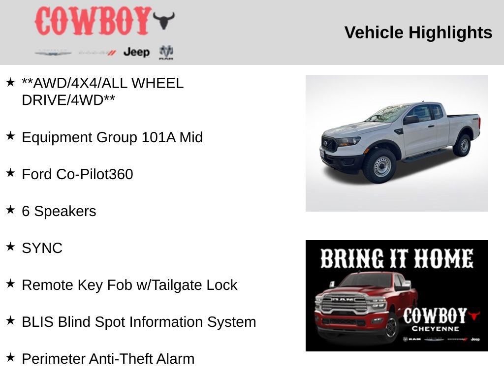 Used 2020 Ford Ranger XL w/ Equipment Group 101A Mid AWD/4WD image 5