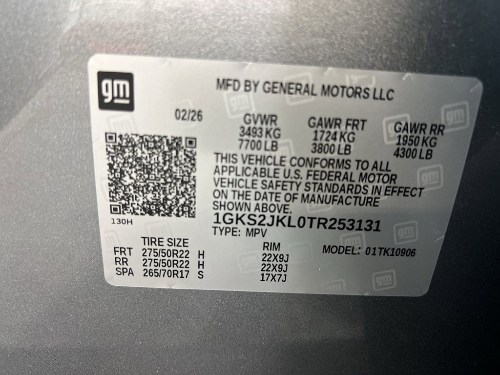 New 2026 GMC Yukon XL Denali w/ LPO, Floor Liner Package AWD/4WD image 16