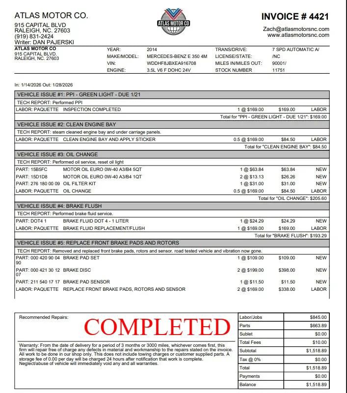 Used 2014 Mercedes-Benz E 350 4MATIC Sedan image 36