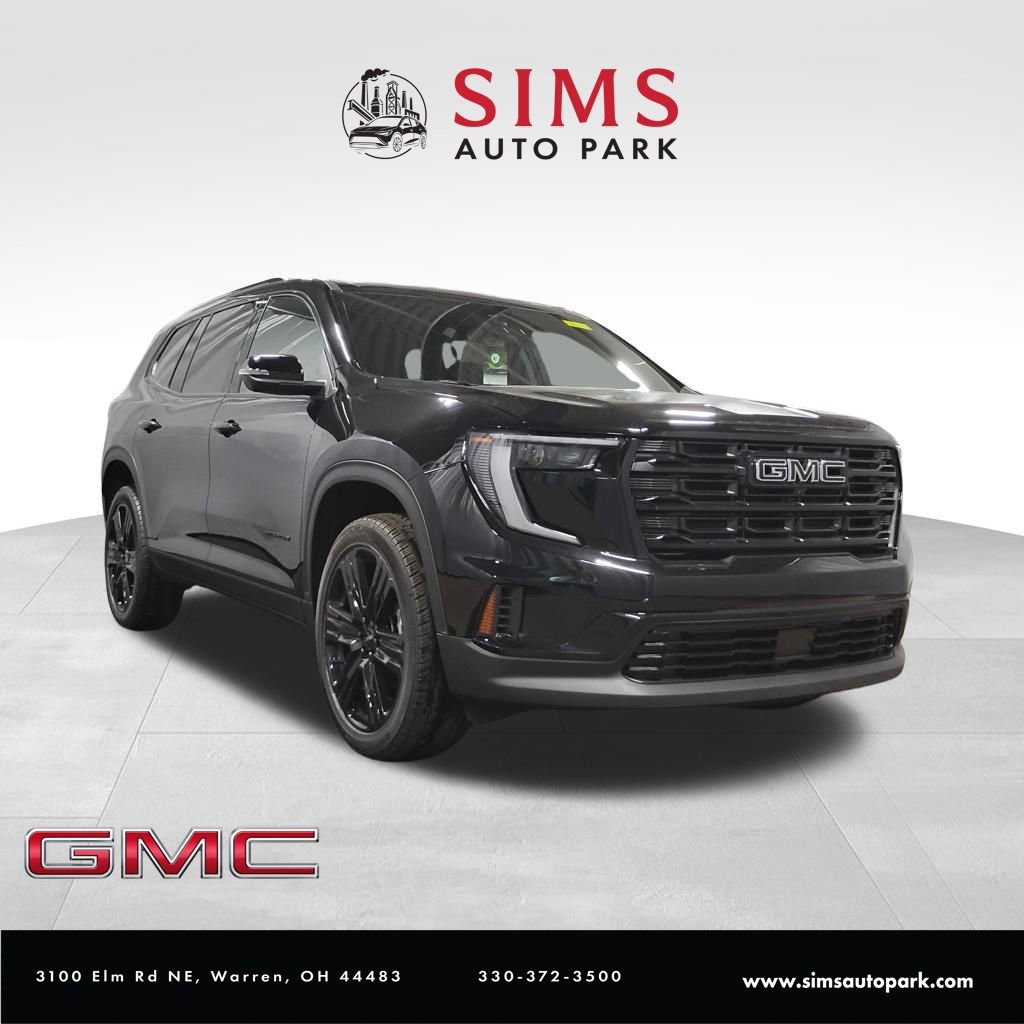 New 2025 GMC Acadia Elevation w/ Black Edition