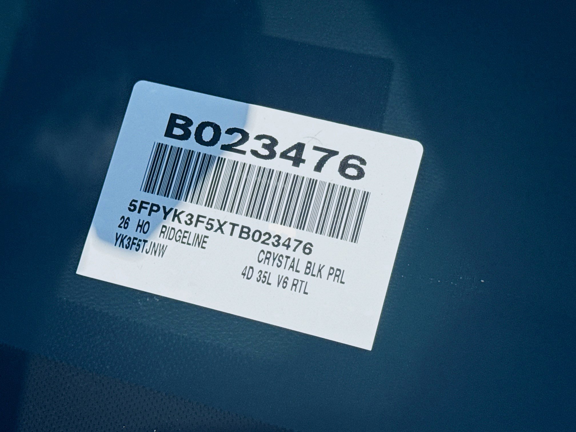 New 2026 Honda Ridgeline RTL image 27