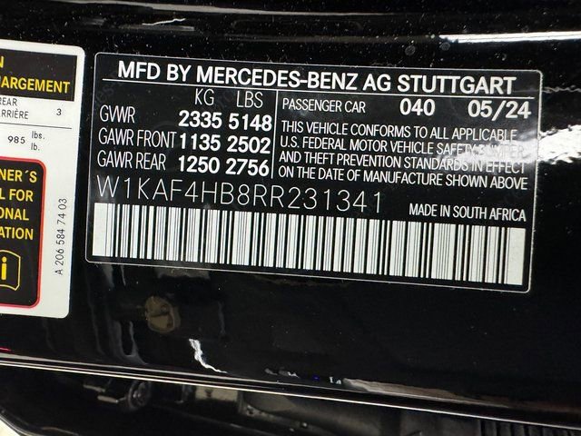Certified 2024 Mercedes-Benz C 300 4MATIC Sedan image 29