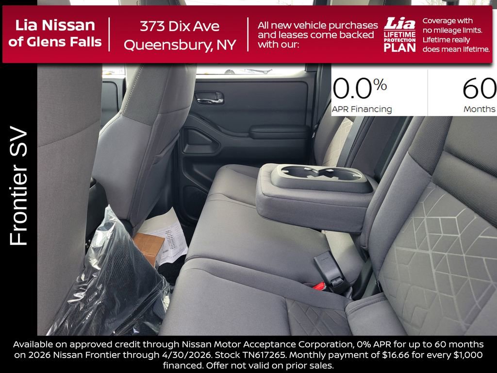 New 2026 Nissan Frontier SV w/ SV Convenience Package image 29