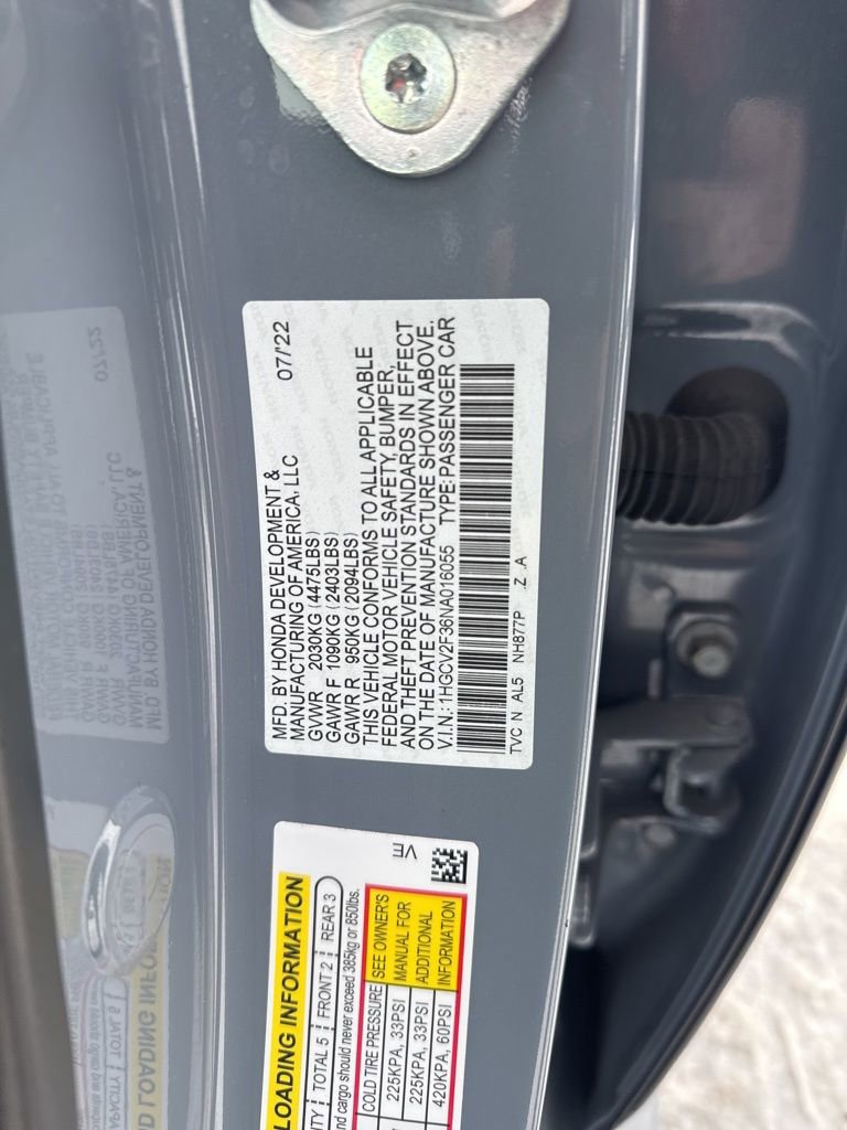 Certified 2022 Honda Accord Sport image 23