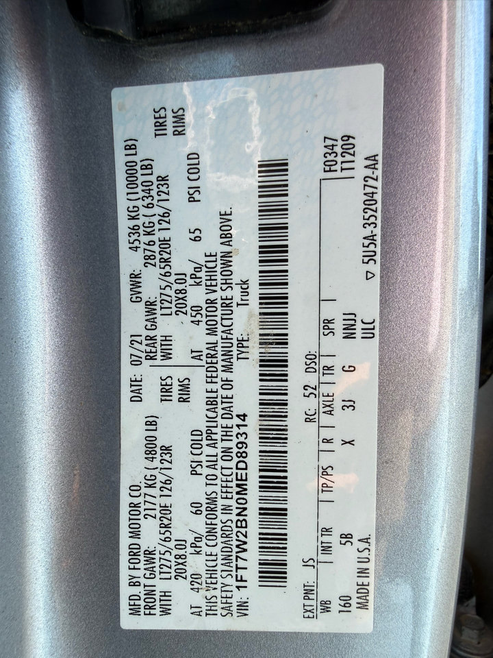 Used 2021 Ford F250 Lariat w/ Lariat Value Package image 49