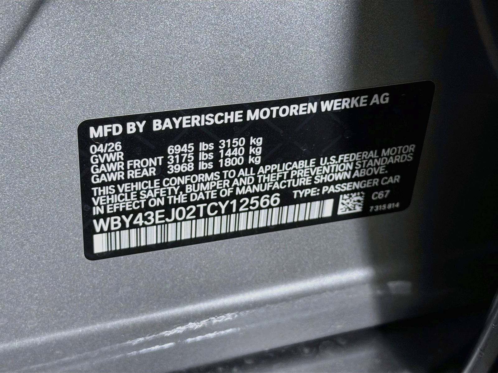 New 2026 BMW i7 eDrive50 RWD image 34