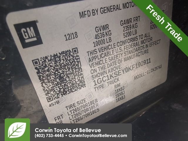 Used 2019 Chevrolet Silverado 2500 LT w/ LT Convenience Package image 19