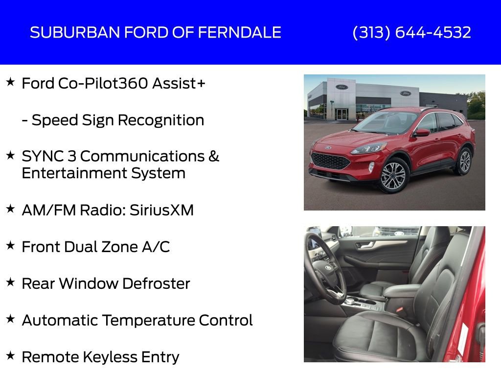 Certified 2022 Ford Escape SEL image 9