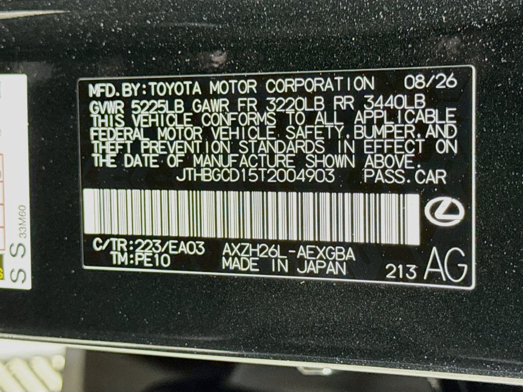 New 2026 Lexus ES 350h AWD w/ Accessory Package (K3) image 24