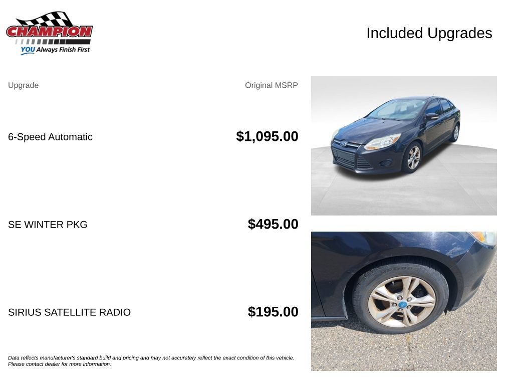 Used 2013 Ford Focus SE w/ SE Winter Pkg FWD image 4