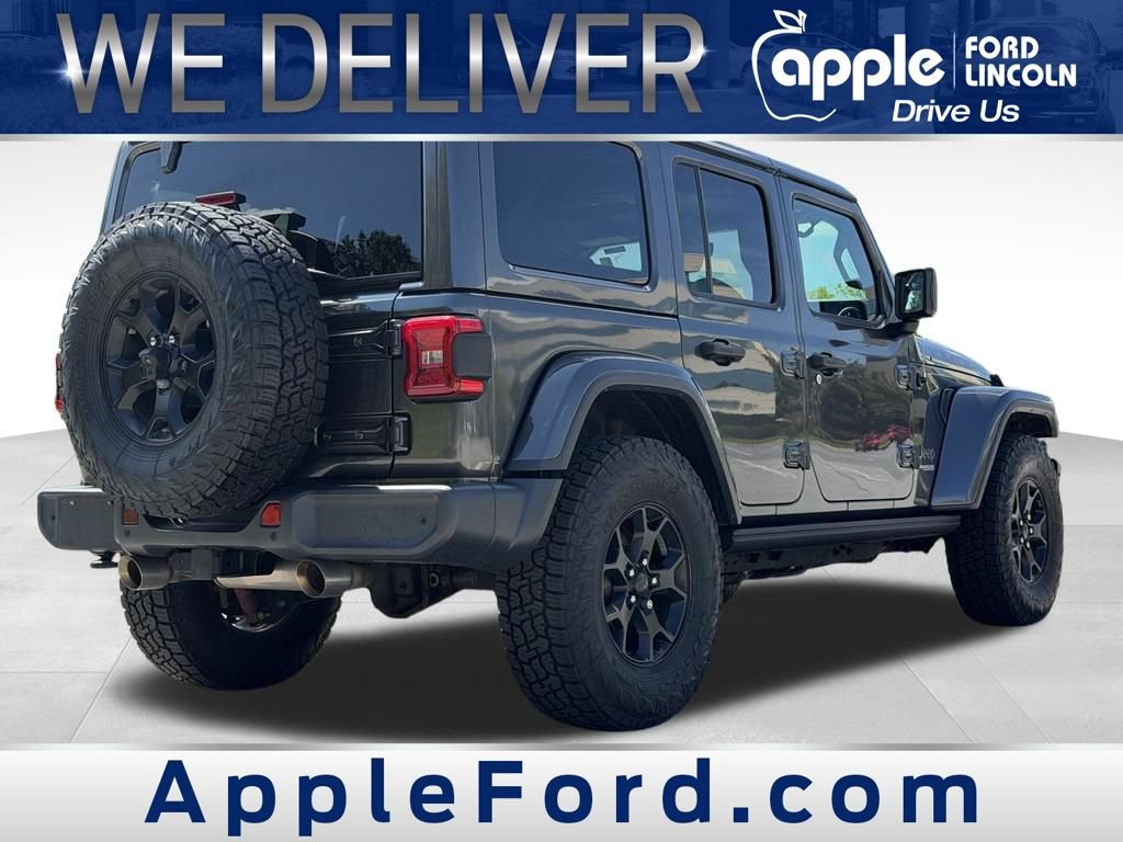 Used 2018 Jeep Wrangler Unlimited Sahara w/ Quick Order Package 24M Moab AWD/4WD image 9