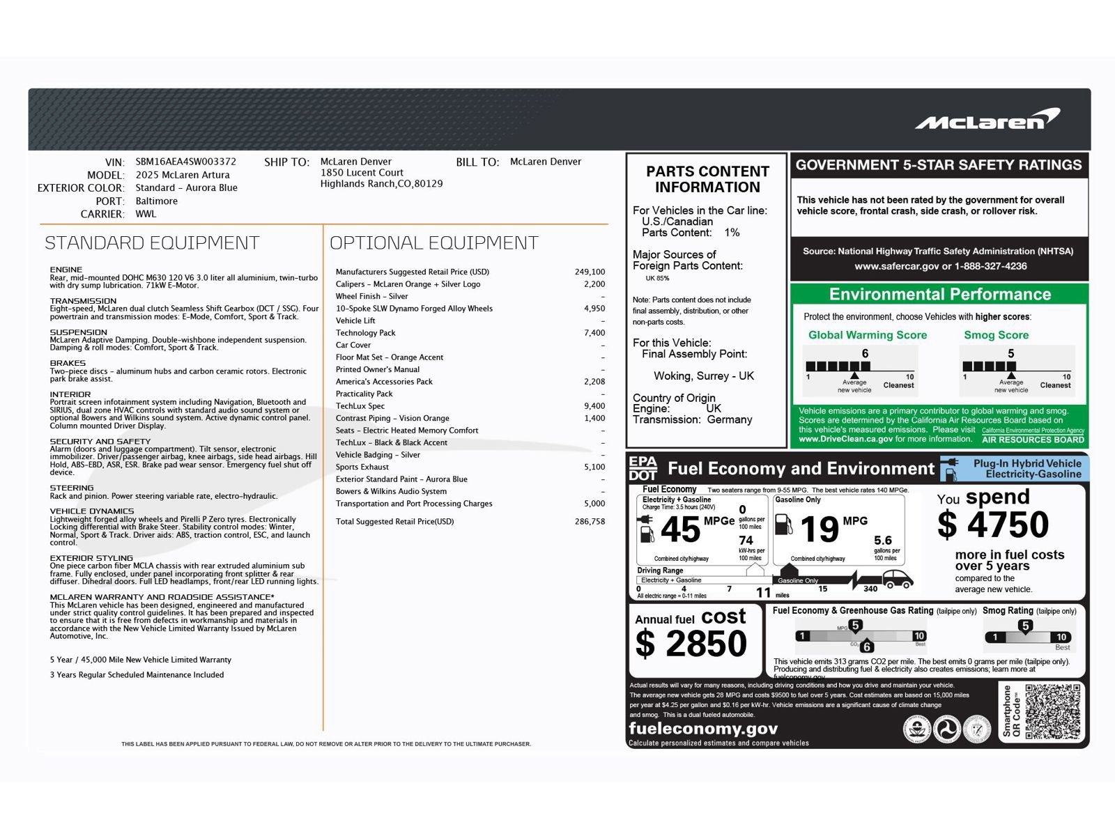 New 2025 McLaren Artura image 27