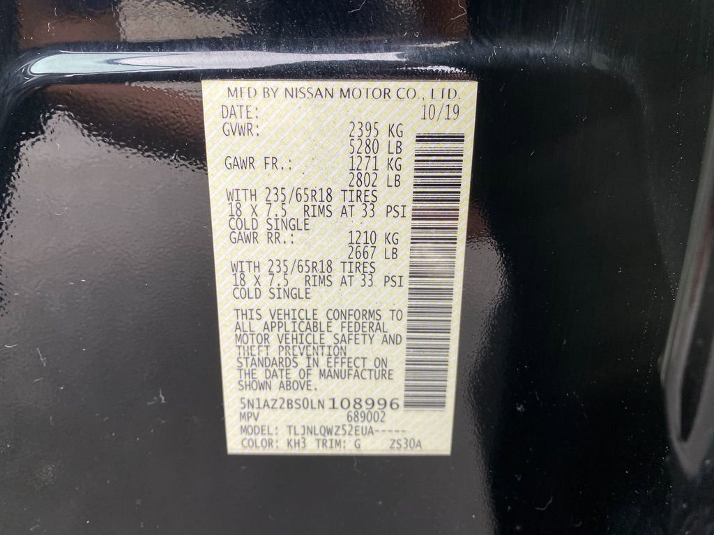 Used 2020 Nissan Murano SV image 31