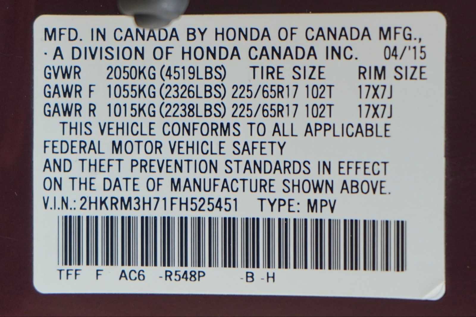 Used 2015 Honda CR-V EX-L image 30