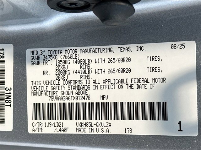 New 2026 Toyota Sequoia Limited image 28