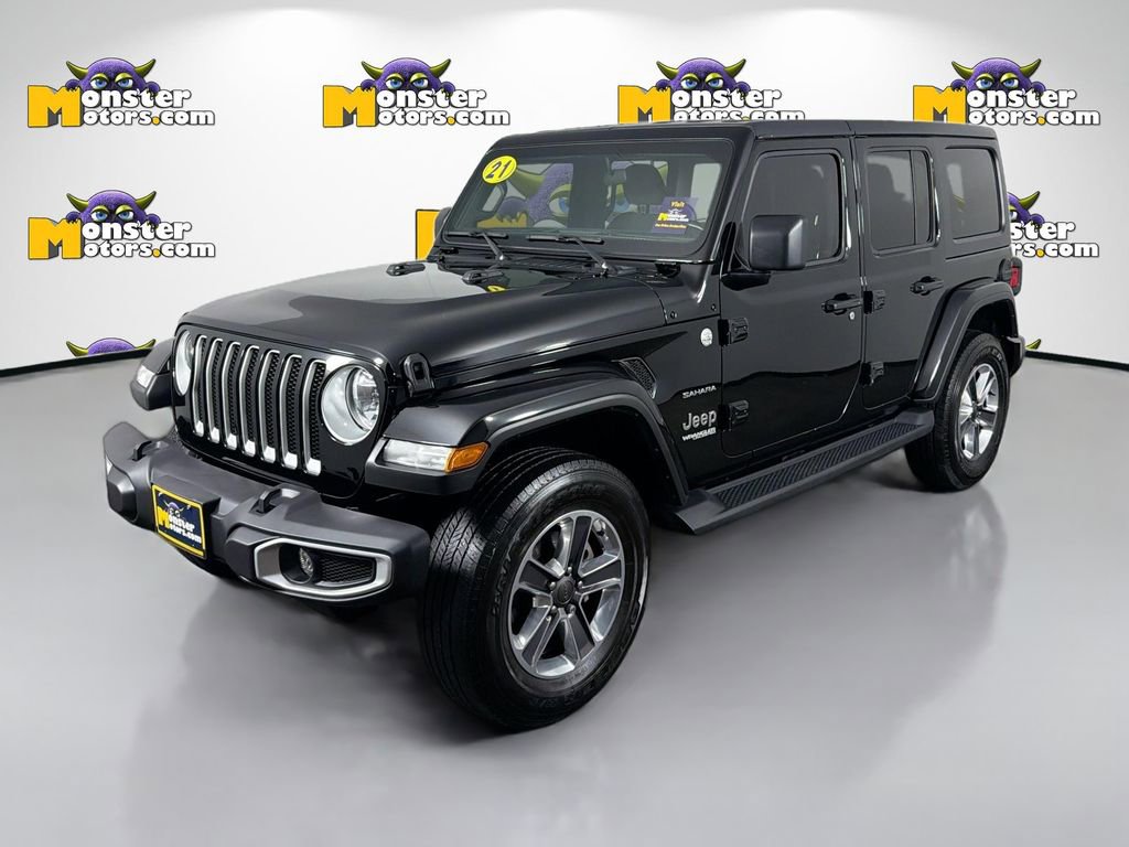 Used 2021 Jeep Wrangler Unlimited Sahara image 1