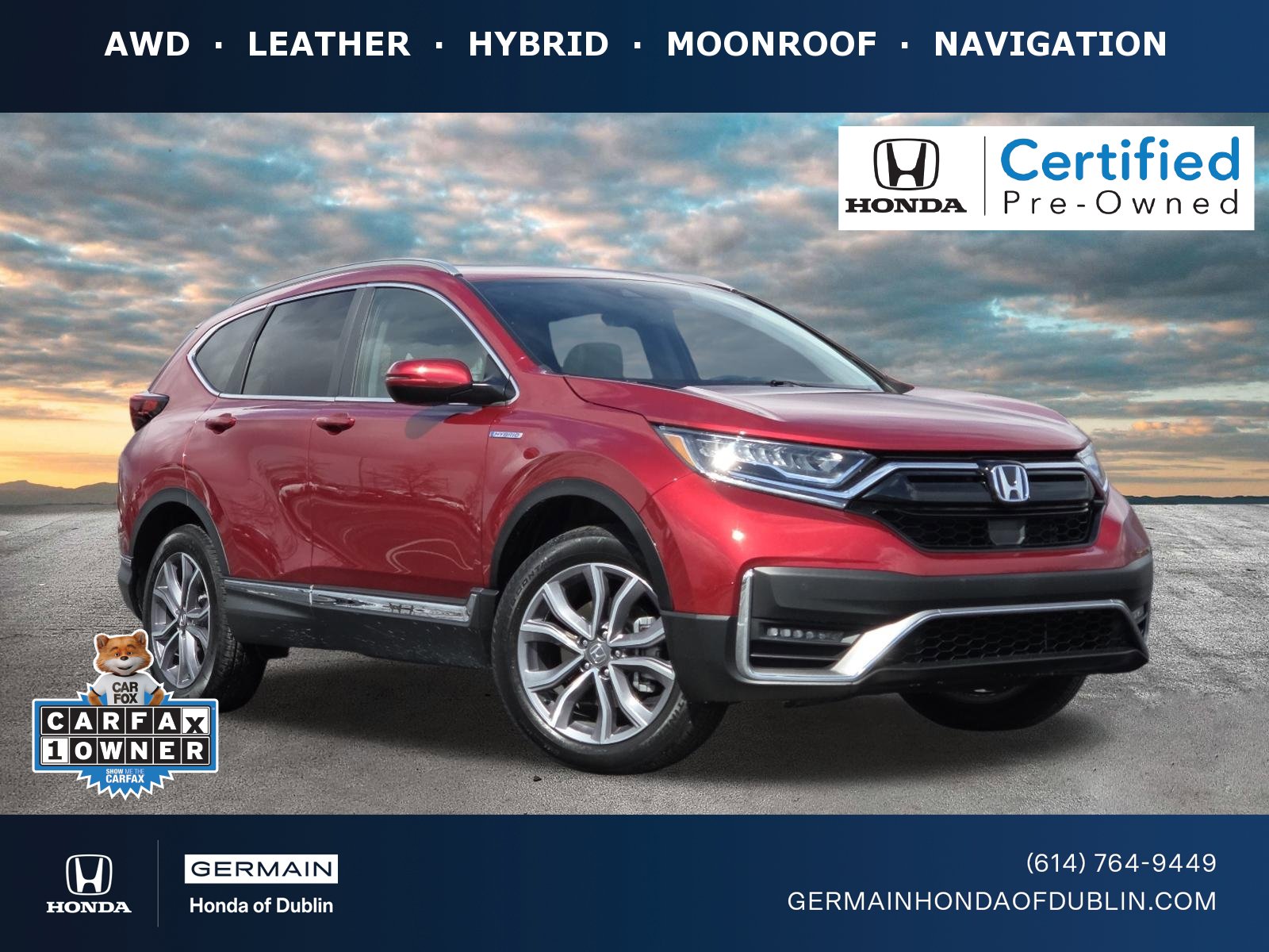 Certified 2022 Honda CR-V Touring