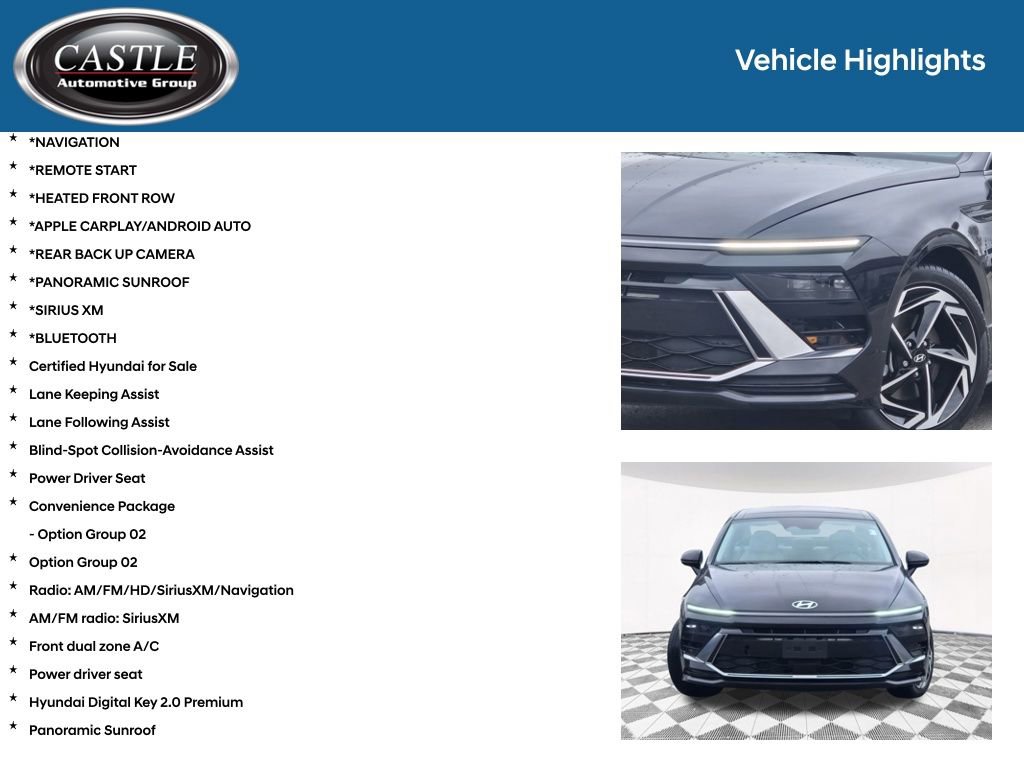 Used 2024 Hyundai Sonata SEL w/ Convenience Package image 3