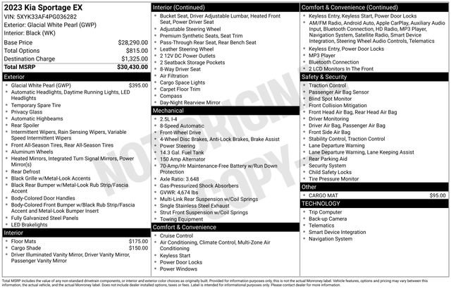 Used 2023 Kia Sportage EX image 35