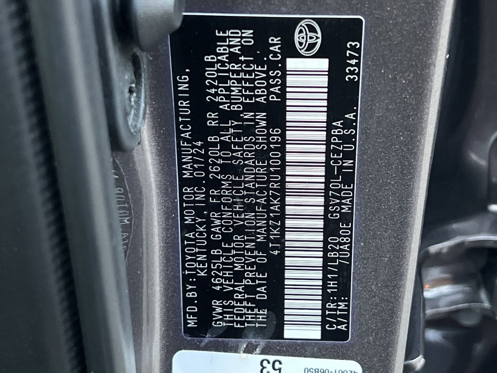 Used 2024 Toyota Camry XSE w/ Navigation Package image 35