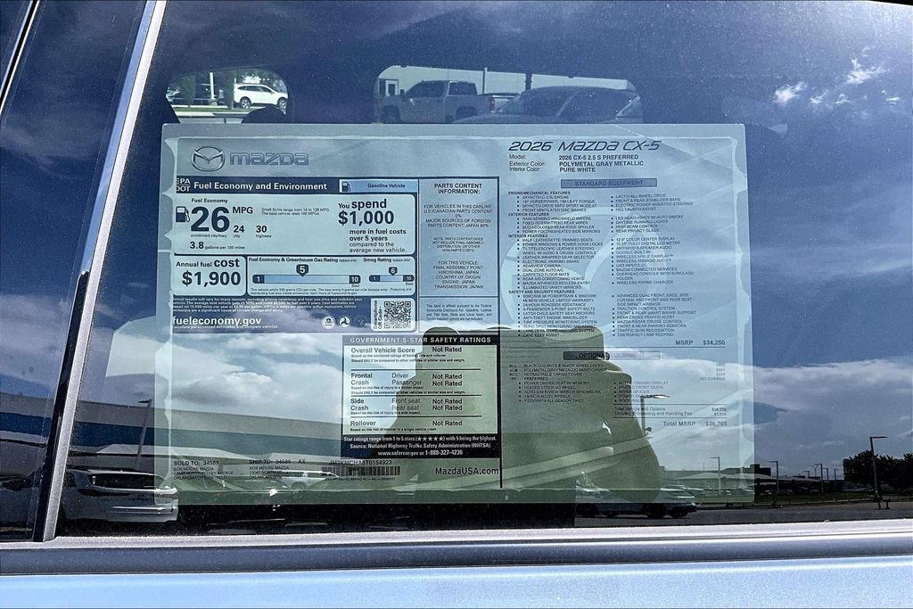 New 2026 MAZDA CX-5 Preferred AWD/4WD image 13
