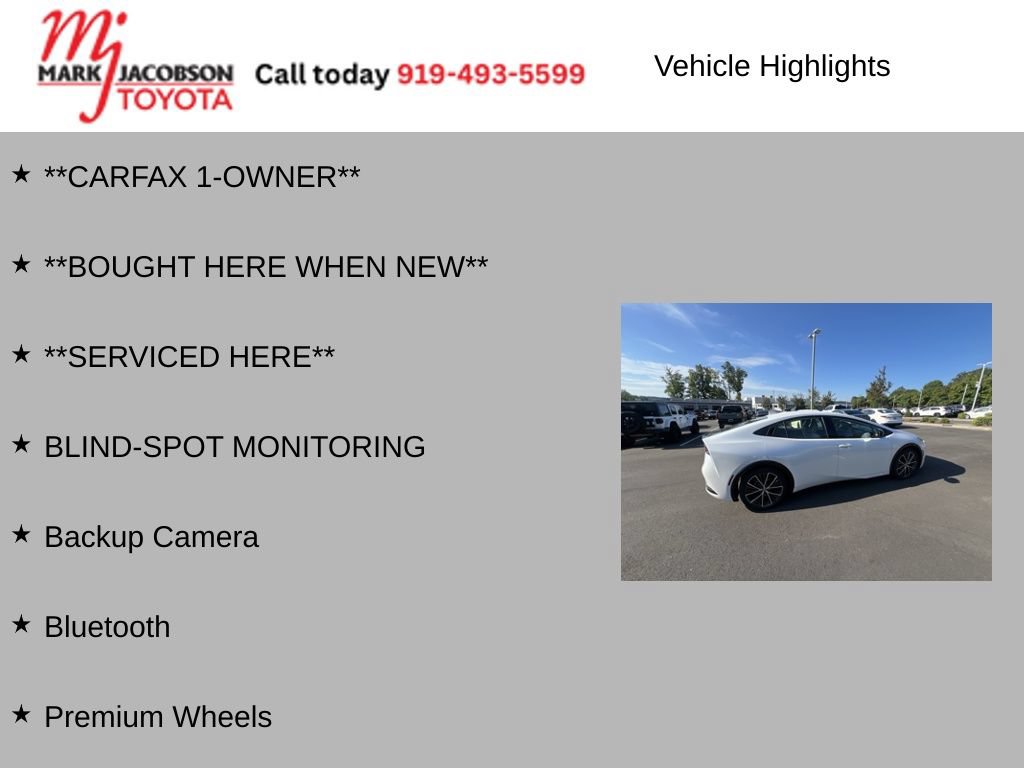 Used 2025 Toyota Prius XLE FWD image 6