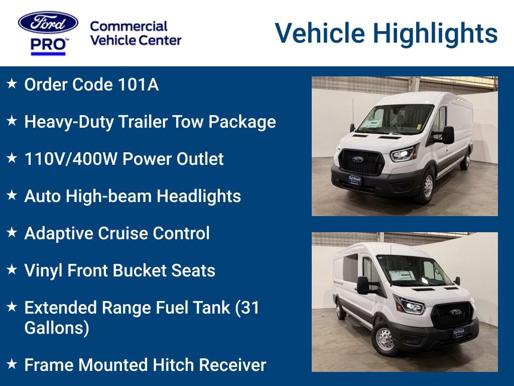 New 2025 Ford Transit 350 148 Medium Roof AWD image 3