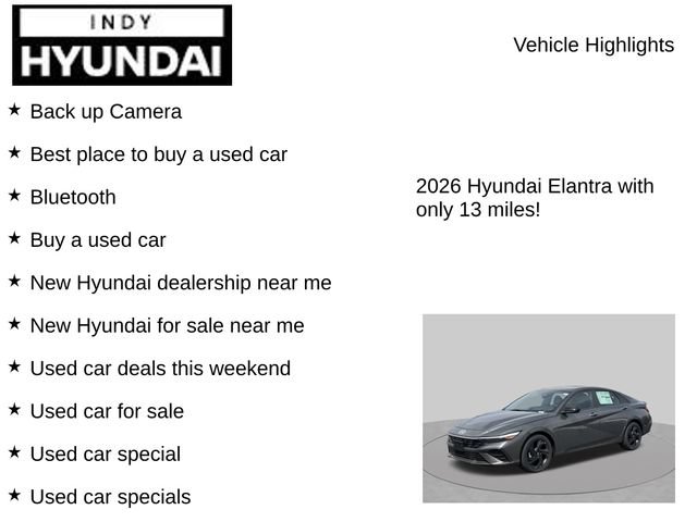 New 2026 Hyundai Elantra SEL Sport Premium FWD image 7