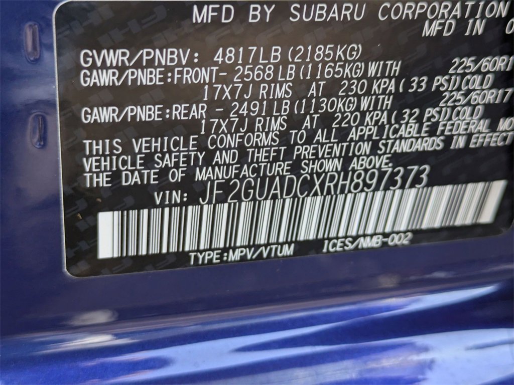 Used 2024 Subaru Crosstrek 2.0i Premium image 35