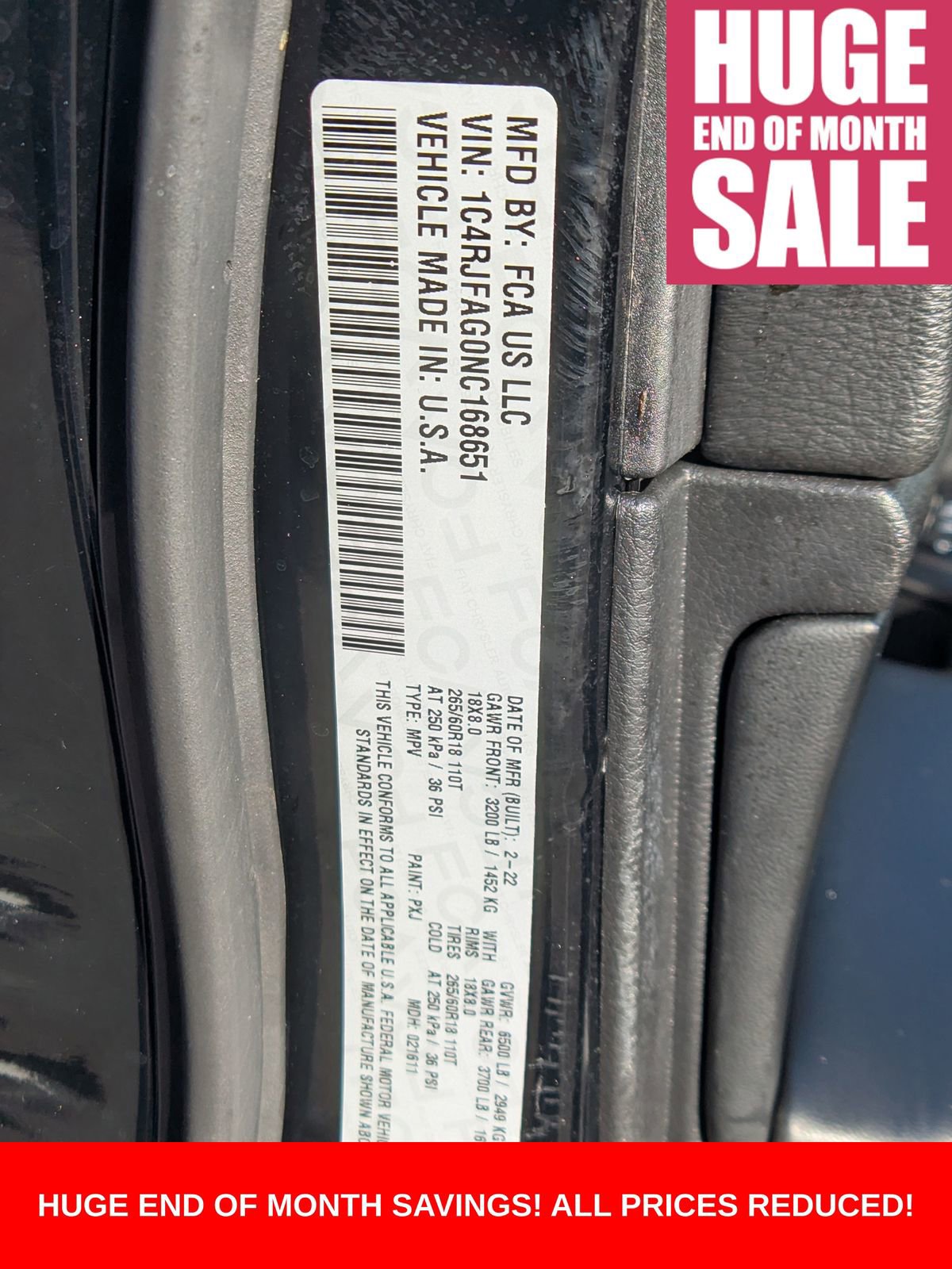 Used 2022 Jeep Grand Cherokee Laredo X image 43