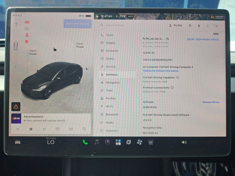 Used 2024 Tesla Model 3 Long Range AWD/4WD image 3
