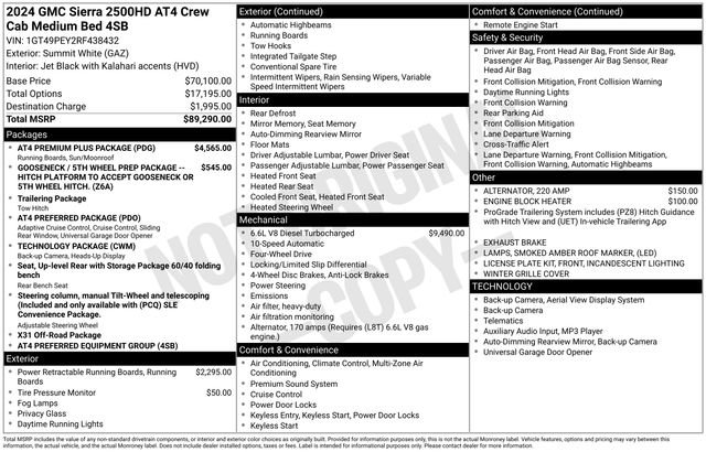 Used 2024 GMC Sierra 2500 AT4 w/ AT4 Premium Plus Package image 38