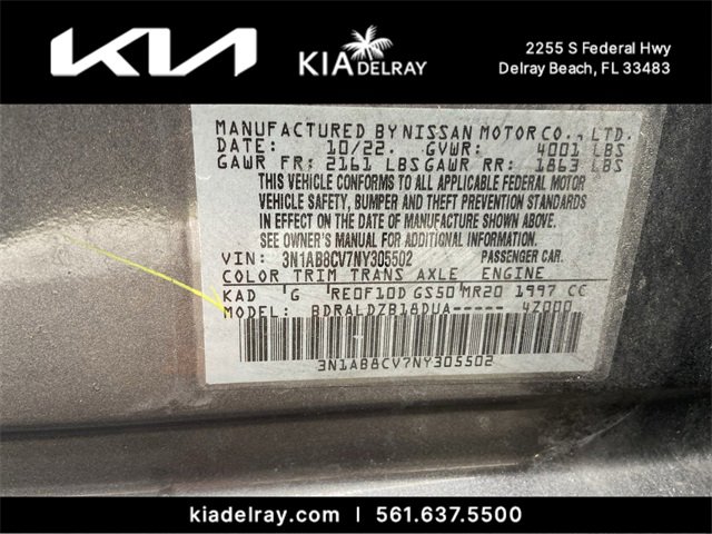 Used 2022 Nissan Sentra SV w/ Trunk Package image 30