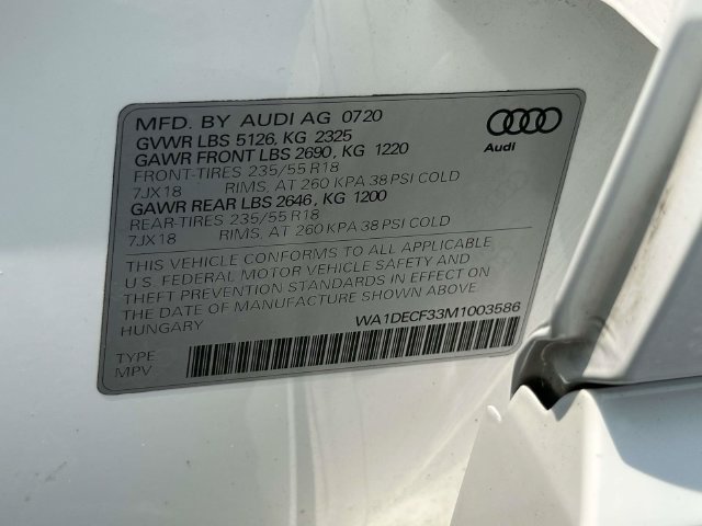Used 2021 Audi Q3 2.0T Premium w/ Convenience Package AWD/4WD image 27