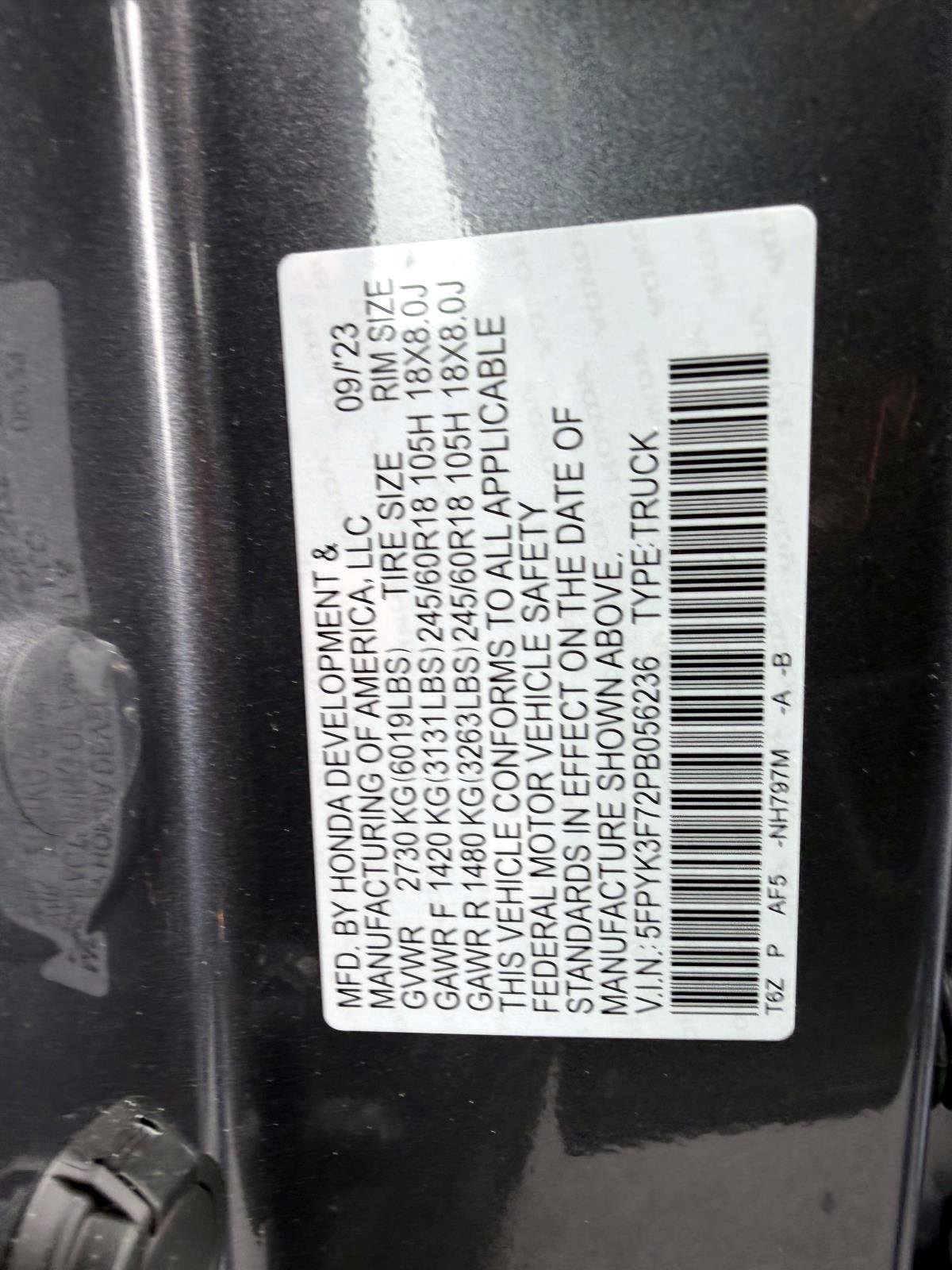 Used 2023 Honda Ridgeline RTL-E image 22